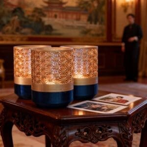 Kumiko Geometric Lantern Glow Kit – Set of 3